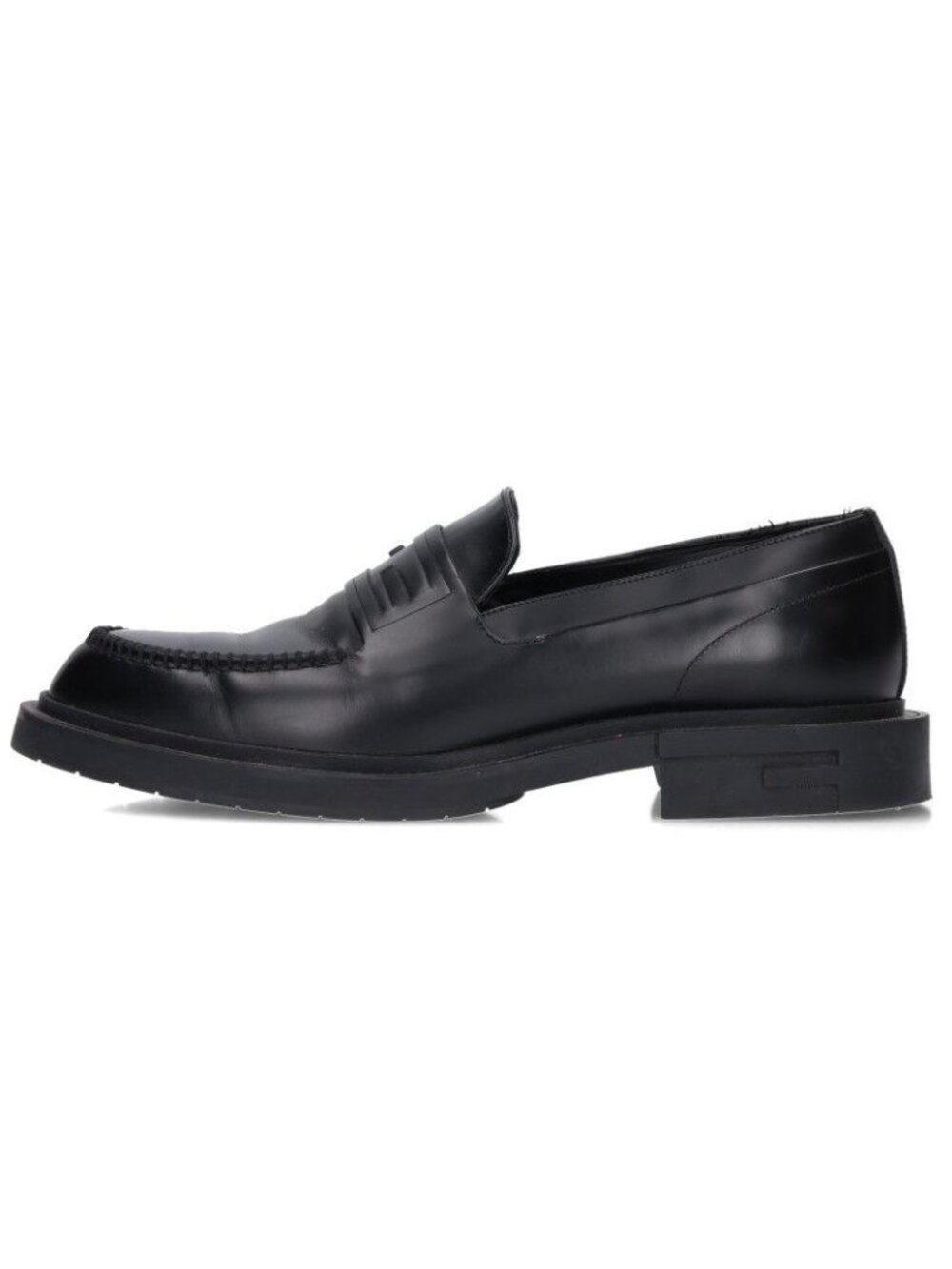 Fendi FF Baguette Leather Loafers Shoes